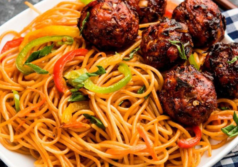 Taste & Trust Ready To Eat Manchurian Noodles with authentic Indian - Continental flavors